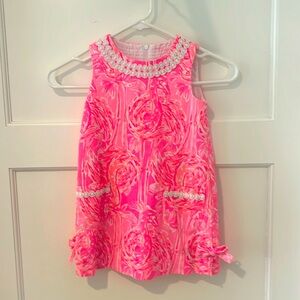 Lilly Pulitzer Girls Pink Flamingo Shift